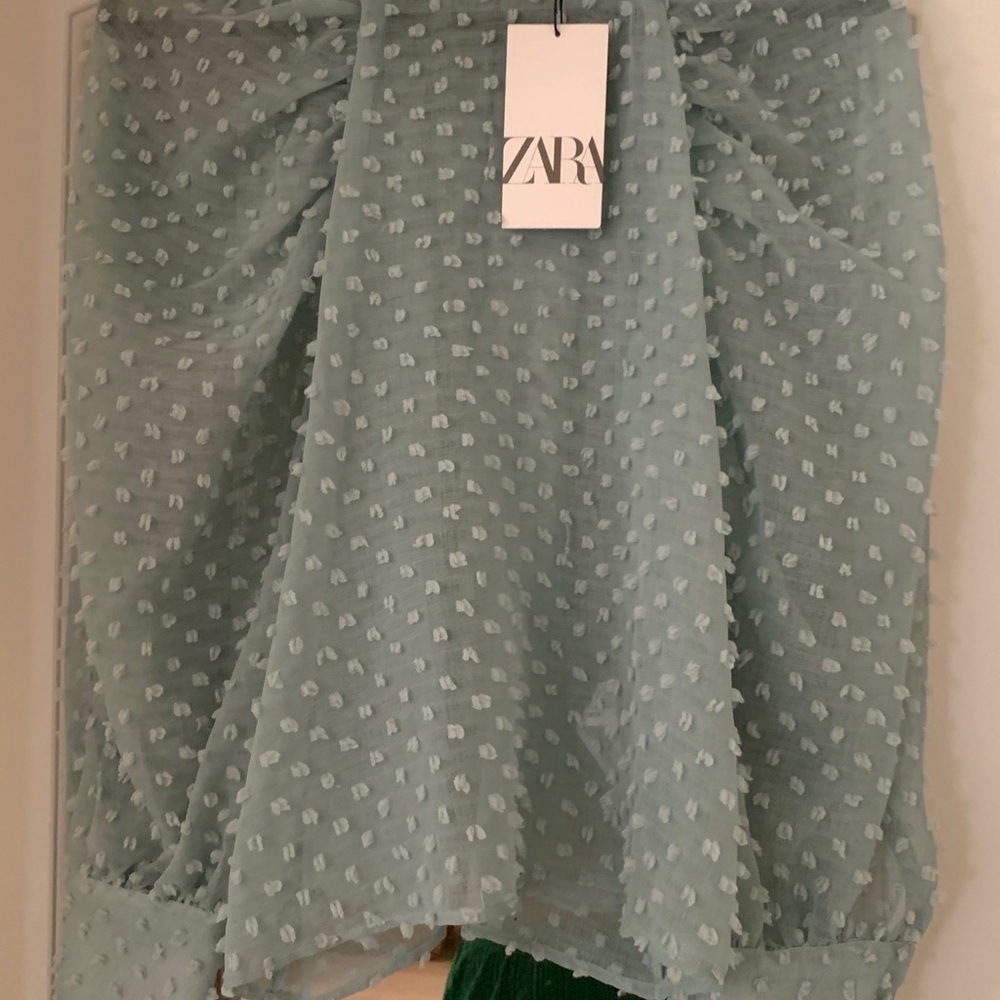 COPY - Mint Green Zara top Sz Small NWT